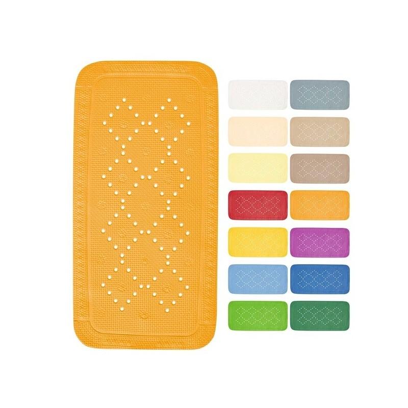 Spirella Tapis Fond De Baignoire PVC ALASKA 71x36cm Orange Spirella