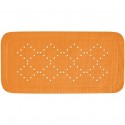 Spirella Tapis Fond De Baignoire PVC ALASKA 71x36cm Orange Spirella