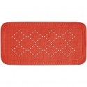 Spirella Tapis Fond De Baignoire PVC ALASKA 71x36cm Rouge Spirella