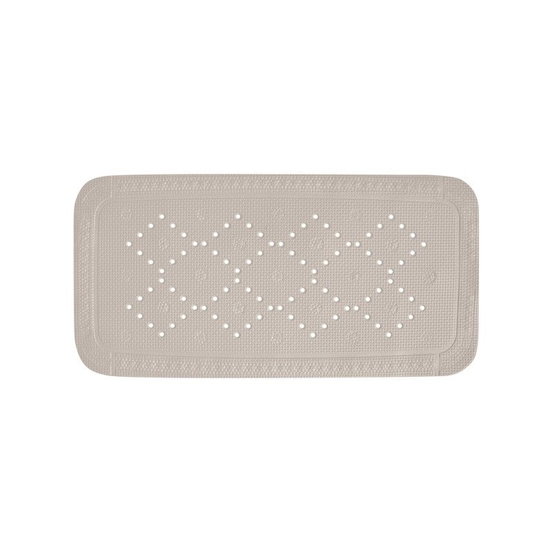 spirella Tapis Fond de baignoire PVC ALASKA 71x36cm Taupe Spirella