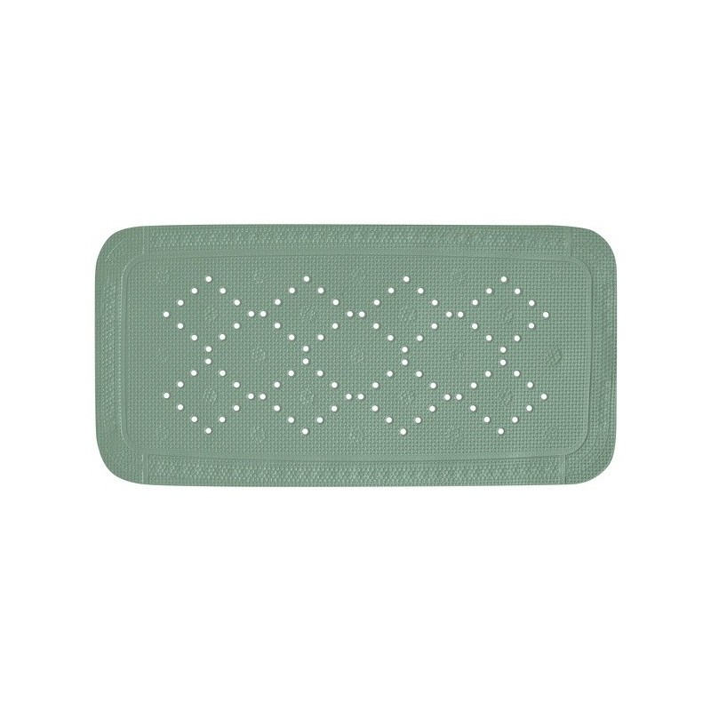 spirella Tapis Fond de baignoire PVC ALASKA 71x36cm Vert Mousse Spirella