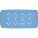 Spirella Tapis Fond De Baignoire PVC ALASKA 91x36cm Bleu Bermuda Spirella