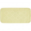 Spirella Tapis Fond De Baignoire PVC ALASKA 91x36cm Jaune Clair Spirella
