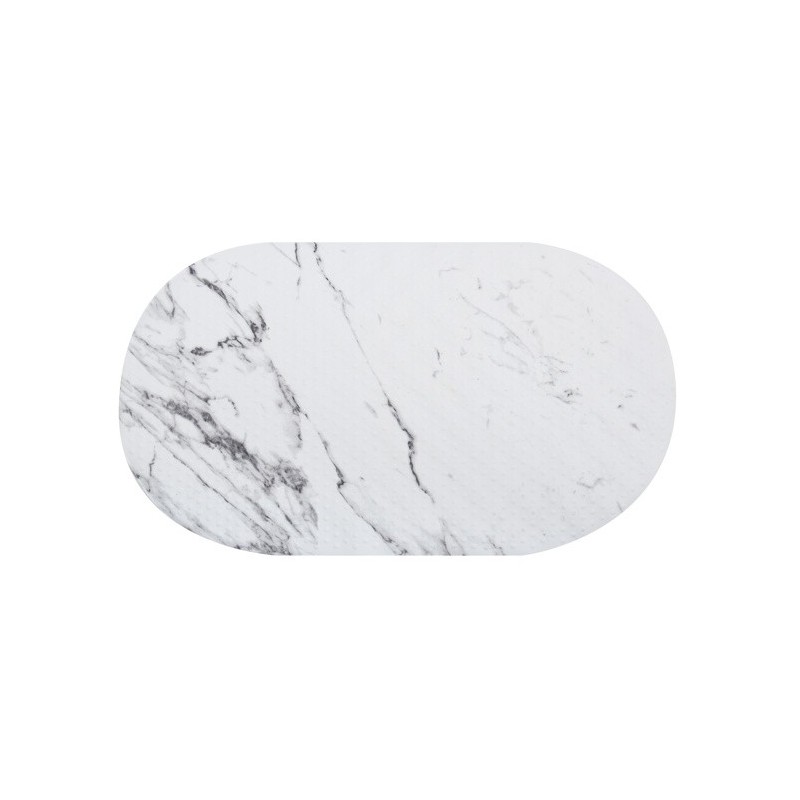 spirella Tapis Fond de baignoire PVC Antiderapant TOSCANA 69x39cm Effet Marbre MSV