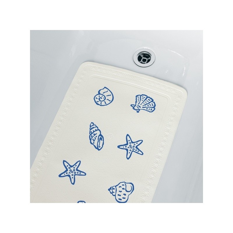 Spirella Tapis Fond De Baignoire PVC CONCHA 91x36cm Coquillages Spirella
