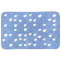 Spirella Tapis Fond De Baignoire PVC DROPS 35x53cm Bleu Spirella