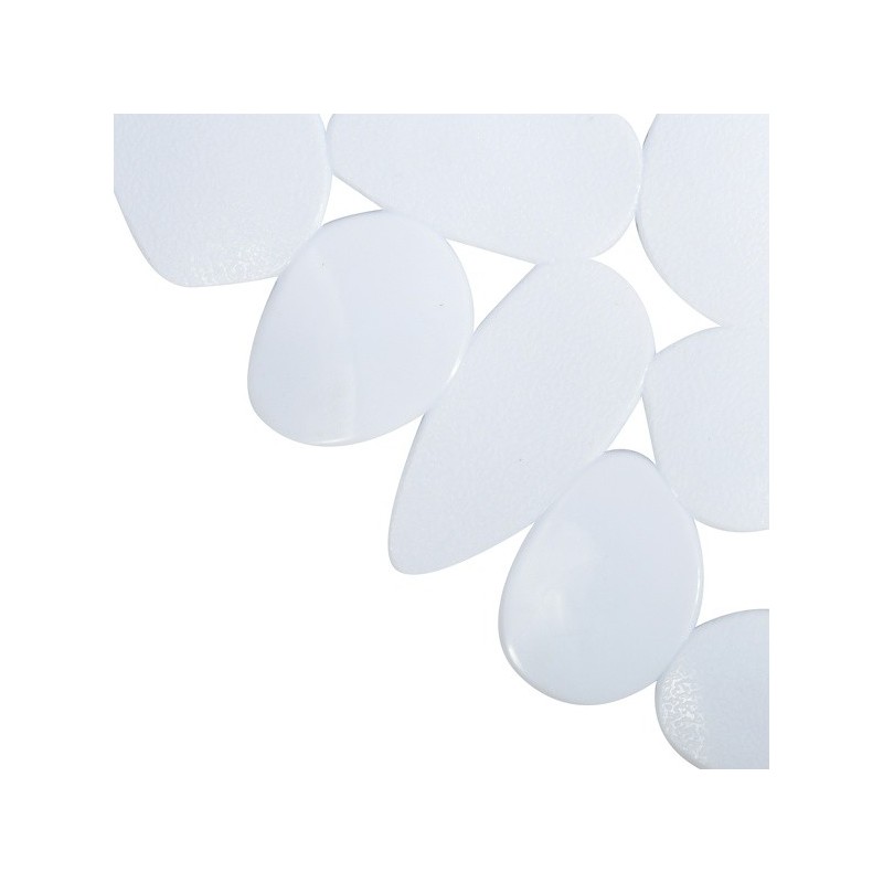 Spirella Tapis Fond De Baignoire PVC GALETS 35x68cm Blanc MSV