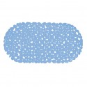 Spirella Tapis Fond De Baignoire PVC GALETS 35x68cm Bleu Ciel MSV