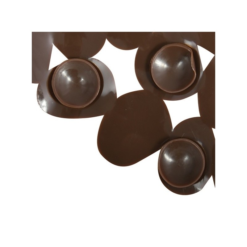Spirella Tapis Fond De Baignoire PVC GALETS 35x68cm Chocolat MSV