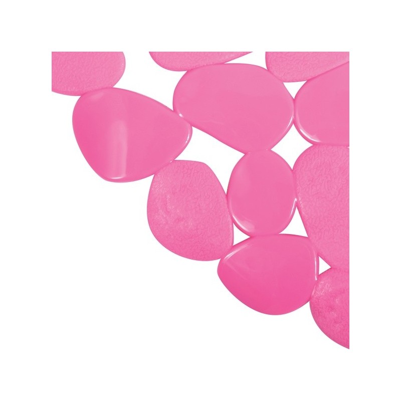 Spirella Tapis Fond De Baignoire PVC GALETS 35x68cm Rose Fuschia MSV