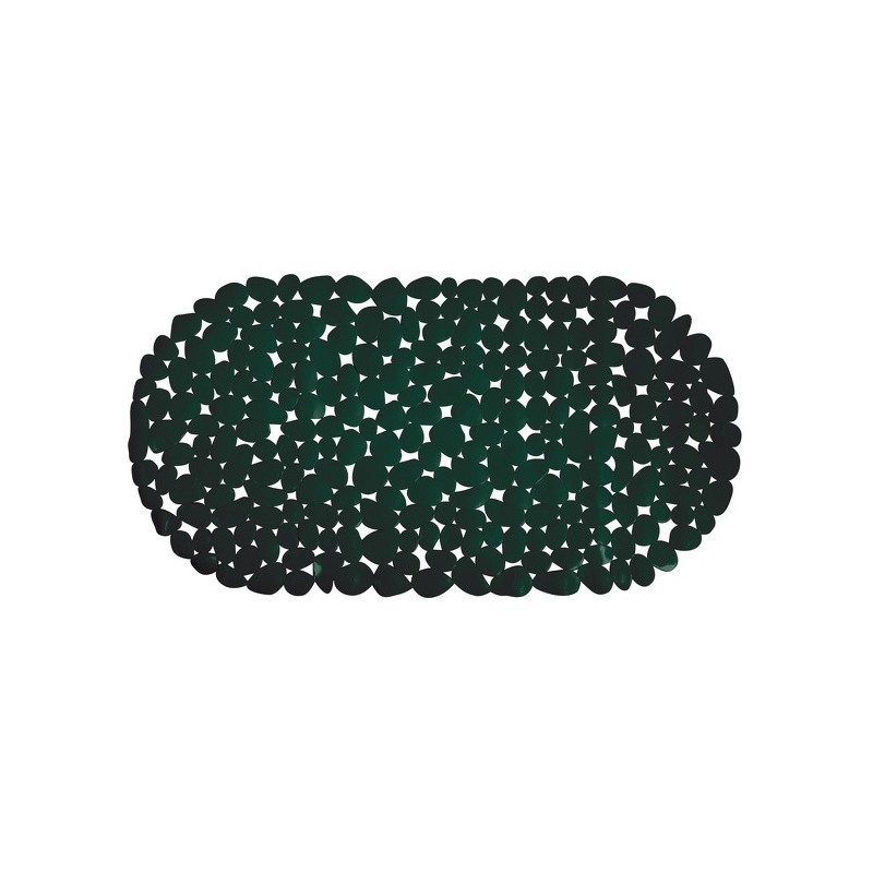 spirella Tapis Fond de baignoire PVC GALETS 35x68cm Vert Foncé MSV