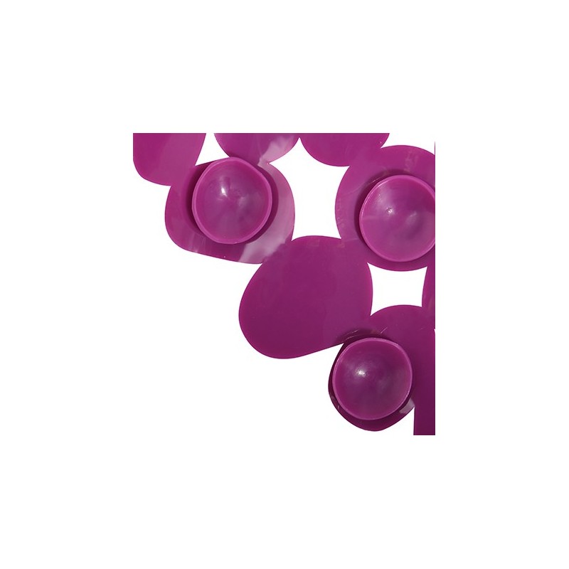 Spirella Tapis Fond De Baignoire PVC GALETS 35x68cm Violet MSV