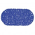 Spirella Tapis Fond De Baignoire PVC GALETS 39x99cm Bleu Marine MSV
