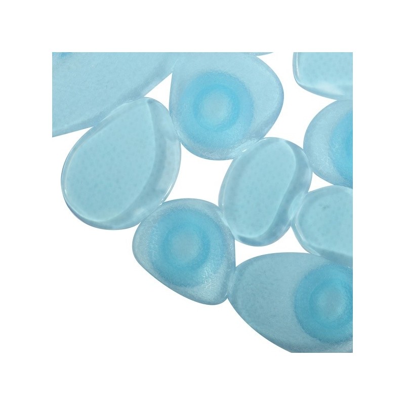 Spirella Tapis Fond De Baignoire PVC GALETS 39x99cm Bleu Transparent MSV