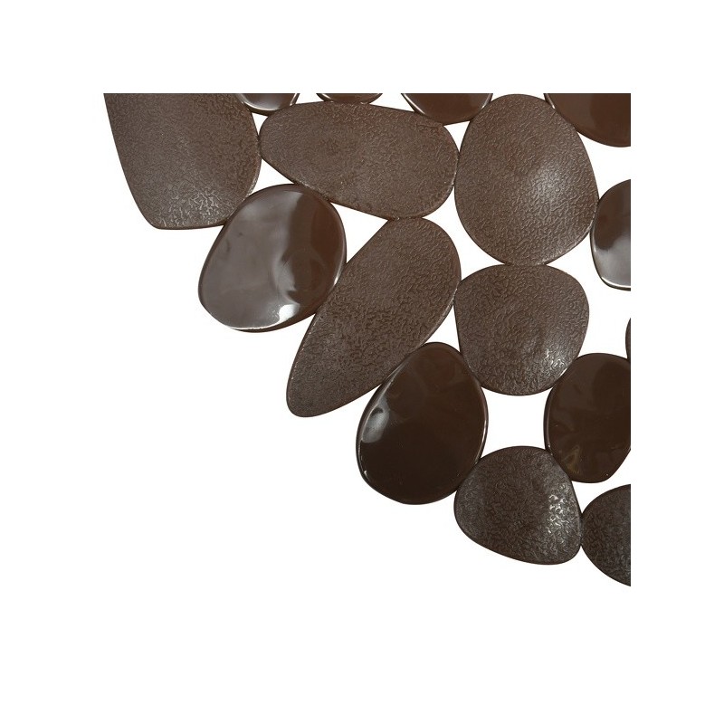 Spirella Tapis Fond De Baignoire PVC GALETS 39x99cm Chocolat MSV