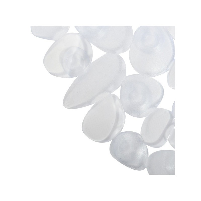 Spirella Tapis Fond De Baignoire PVC GALETS 39x99cm Transparent MSV