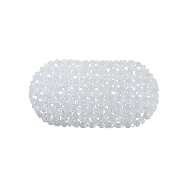 spirella Tapis Fond de baignoire PVC GALETS 39x99cm Transparent MSV