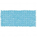 Spirella Tapis Fond De Baignoire PVC RIVERSTONE 75x36cm Bleu Clair Spirella