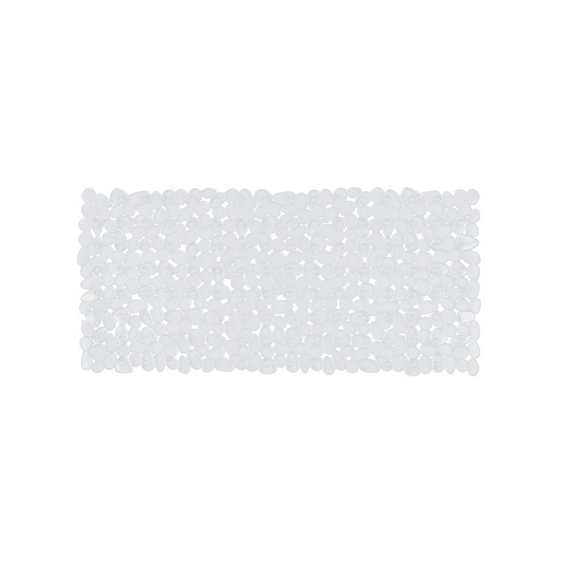 spirella Tapis Fond de baignoire PVC RIVERSTONE 75x36cm Transparent Spirella
