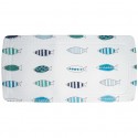 Spirella Tapis Fond De Baignoire PVC SANTARINA 71x36cm Bleu Spirella