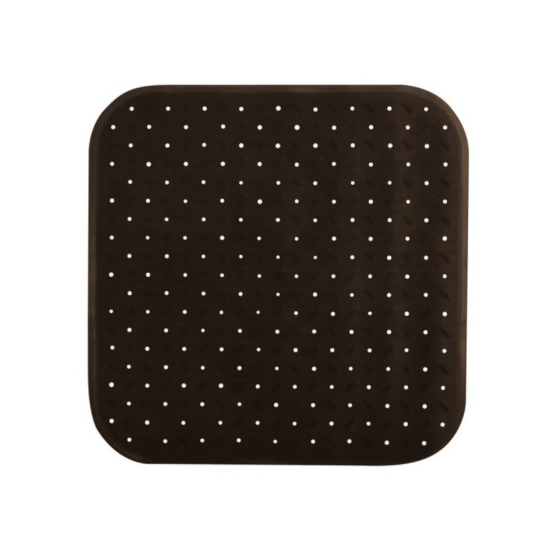 spirella Tapis Fond de douche antidérapant Caoutchouc CLASS 54x54cm Chocolat MSV