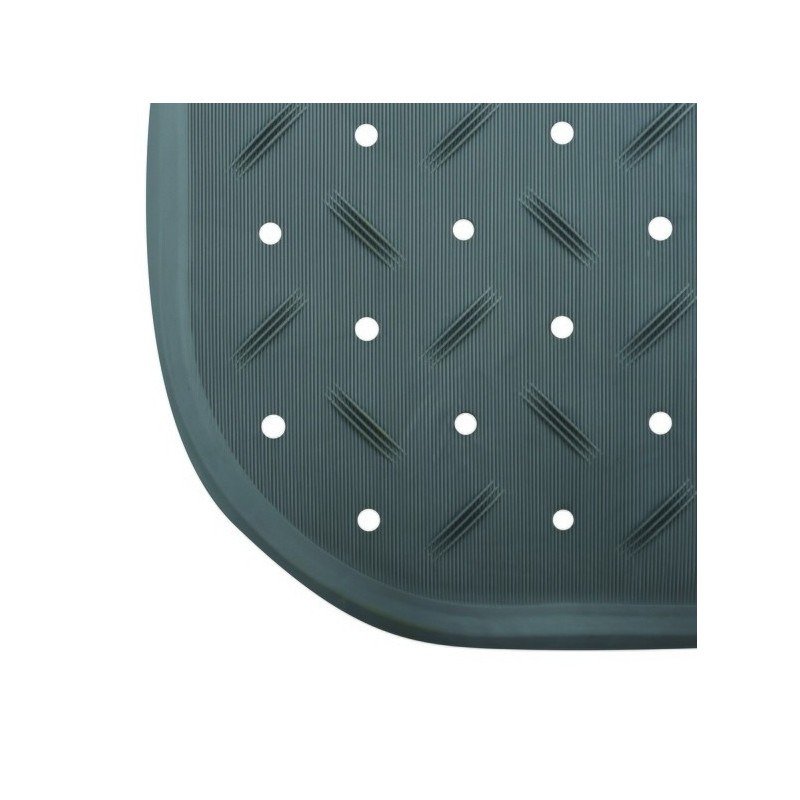 Spirella Tapis Fond De Douche Antidérapant Caoutchouc CLASS 54x54cm Gris MSV