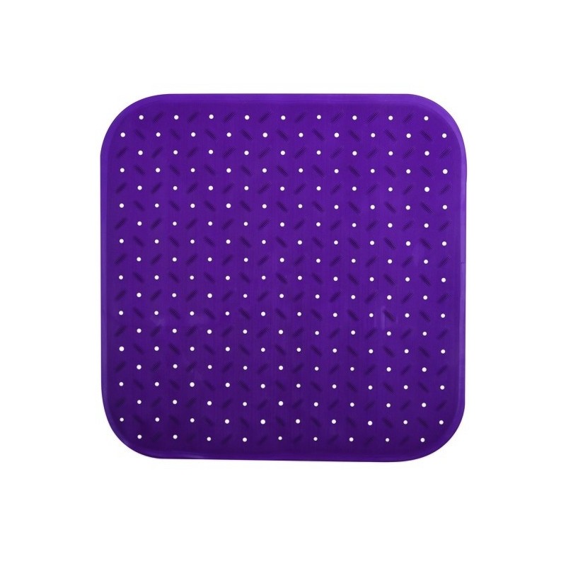 spirella Tapis Fond de douche antidérapant Caoutchouc CLASS 54x54cm Mauve MSV