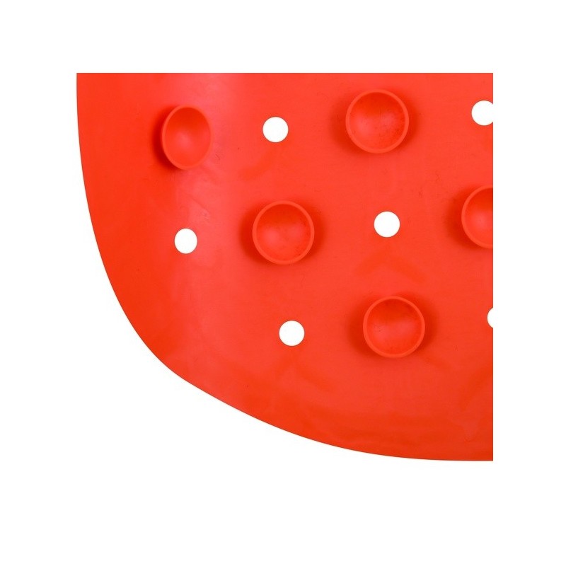 Spirella Tapis Fond De Douche Antidérapant Caoutchouc CLASS 54x54cm Orange MSV