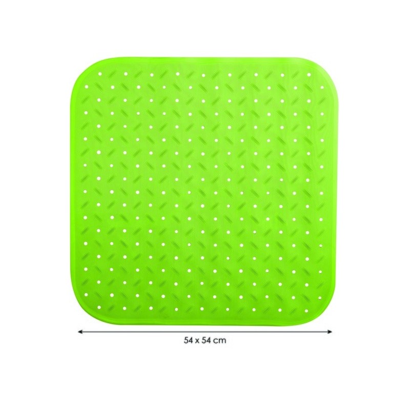 Spirella Tapis Fond De Douche Antidérapant Caoutchouc CLASS 54x54cm Pistache MSV