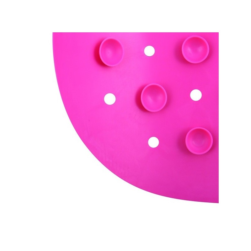 Spirella Tapis Fond De Douche Antidérapant Caoutchouc CLASS 54x54cm Fuschia MSV