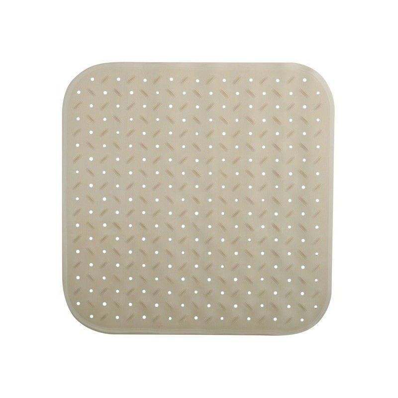spirella Tapis Fond de douche antidérapant Caoutchouc CLASS 54x54cm Beige MSV