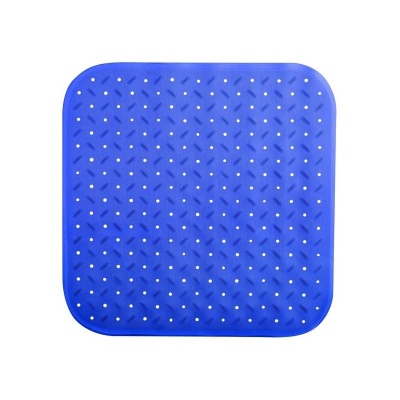 spirella Tapis Fond de douche antidérapant Caoutchouc CLASS 54x54cm Bleu MSV