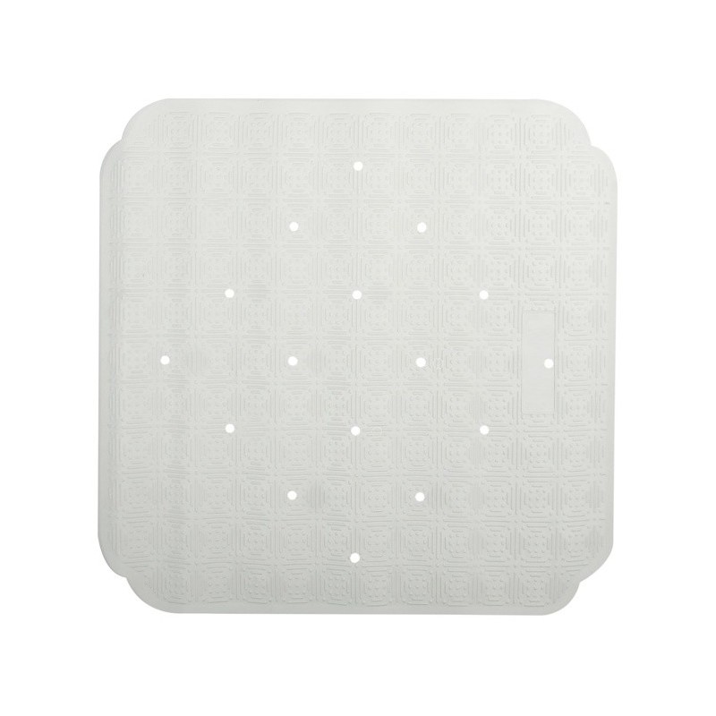 spirella Tapis Fond de douche CAOUTCHOUC RUBY 53x53cm Blanc Spirella