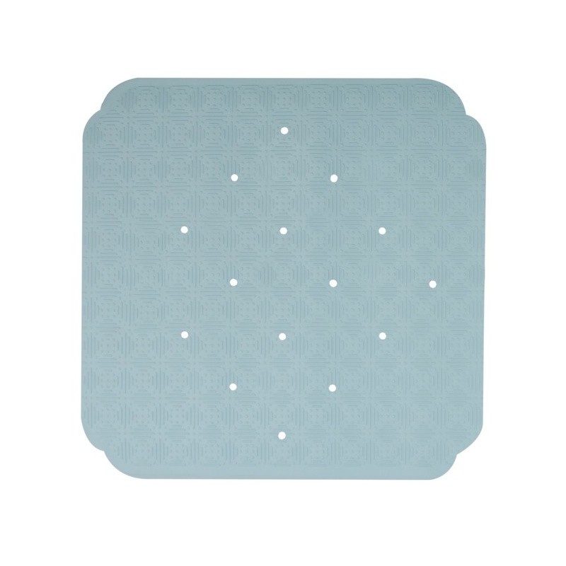 spirella Tapis Fond de douche Caoutchouc RUBY 53x53cm Bleu Froid Spirella