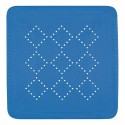 Spirella Tapis Fond De Douche PVC ALASKA 55x55cm Bleu Electrique Spirella