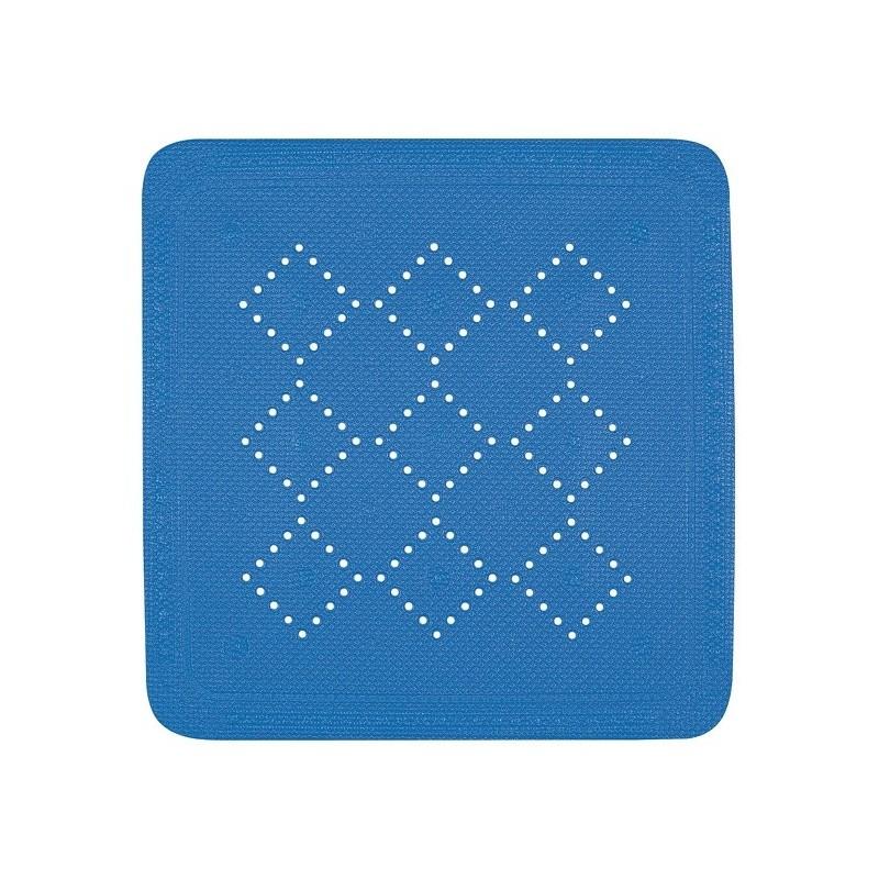 spirella Tapis Fond de douche PVC ALASKA 55x55cm Bleu Electrique Spirella