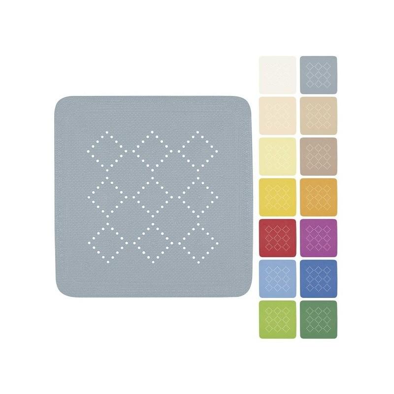 Spirella Tapis Fond De Douche PVC ALASKA 55x55cm Gris Clair Spirella