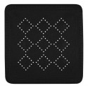 Spirella Tapis Fond De Douche PVC ALASKA 55x55cm Noir Spirella