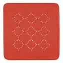 Spirella Tapis Fond De Douche PVC ALASKA 55x55cm Rouge Spirella