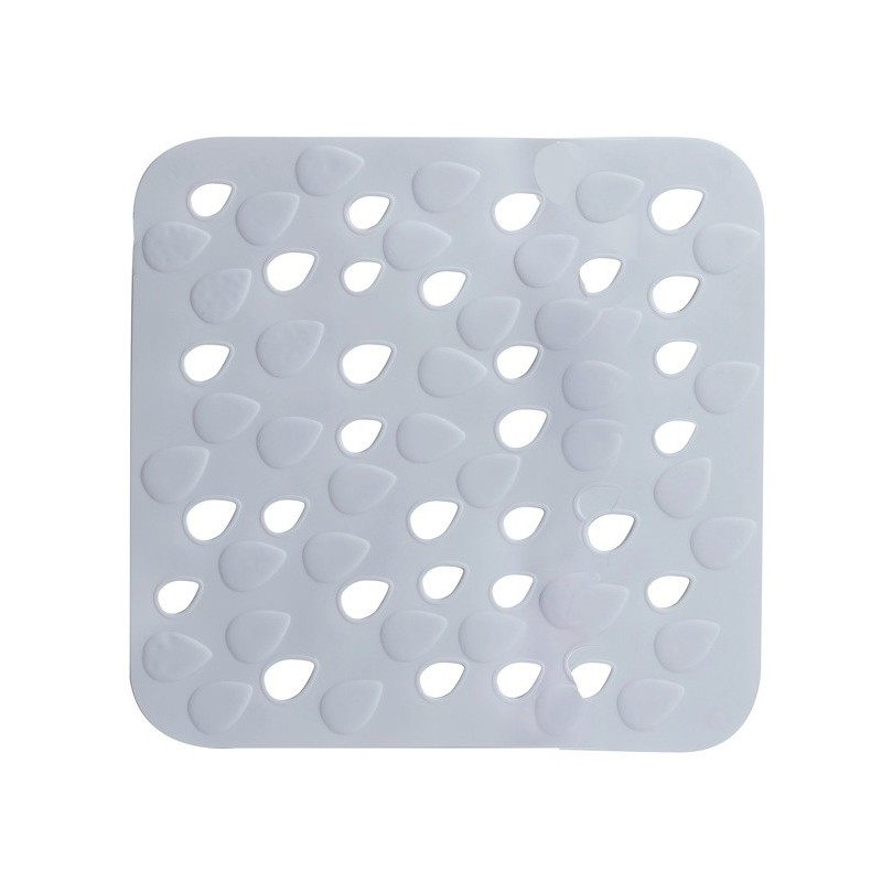 spirella Tapis Fond de douche PVC DROPS 54x54cm Blanc Spirella