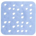 Spirella Tapis Fond De Douche PVC DROPS 54x54cm Bleu Spirella