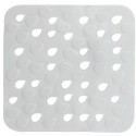 Spirella Tapis Fond De Douche PVC DROPS 54x54cm Gris Spirella