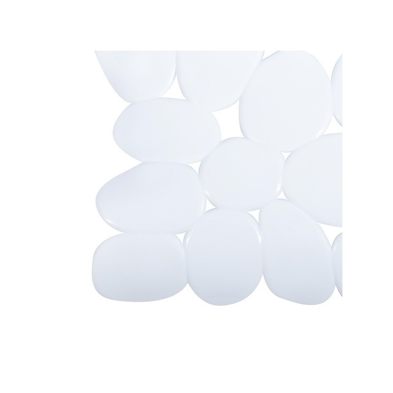 Spirella Tapis Fond De Douche PVC GALETS 53x53cm Blanc MSV