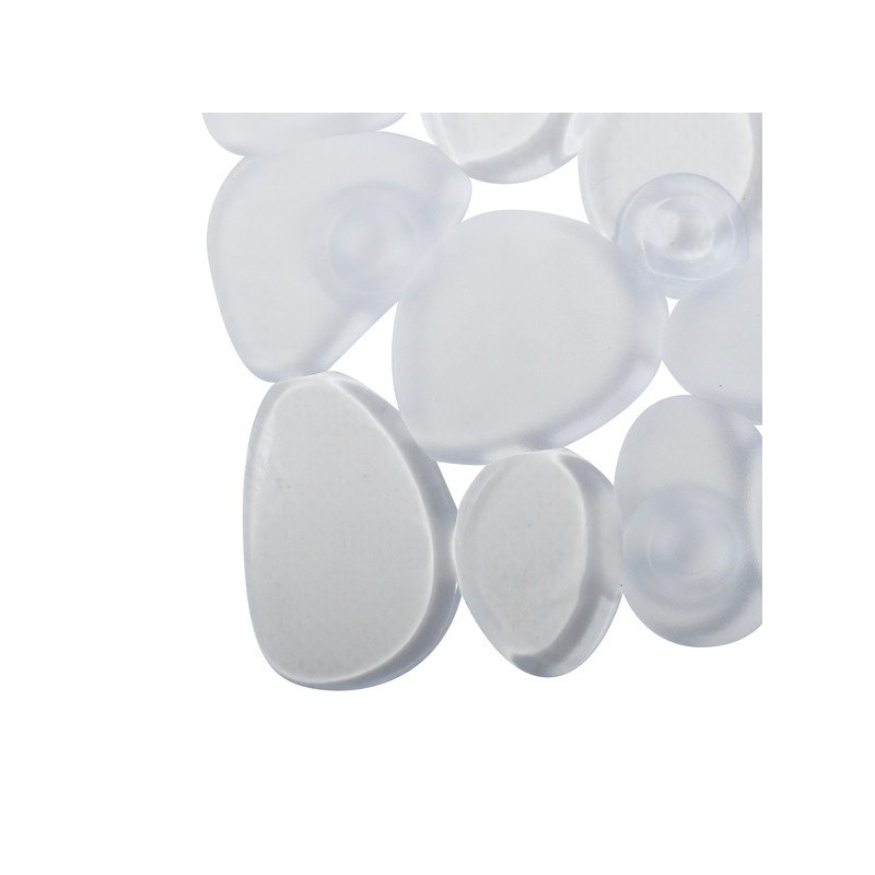 Spirella Tapis Fond De Douche PVC GALETS 53x53cm Transparent MSV