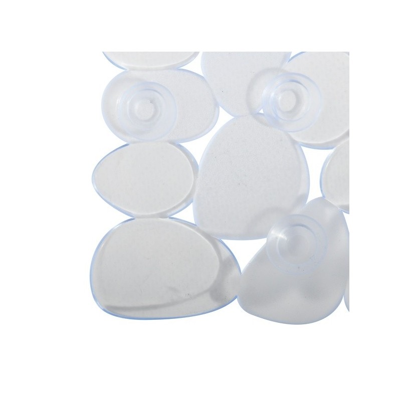 Spirella Tapis Fond De Douche PVC GALETS 53x53cm Transparent MSV