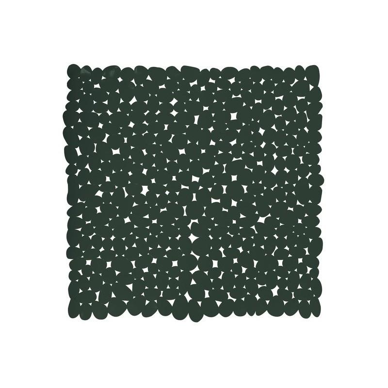 spirella Tapis fond de douche PVC GALETS 53x53cm Vert Foncé MSV