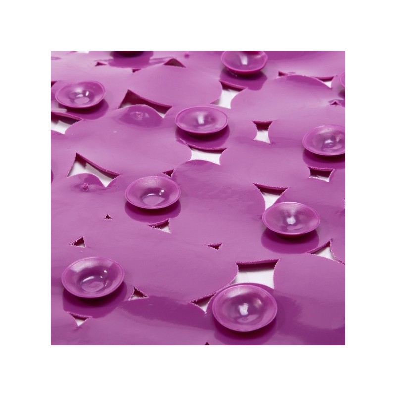 Spirella Tapis Fond De Douche PVC GALETS 53x53cm Violet MSV