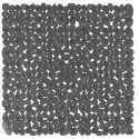 Spirella Tapis Fond De Douche PVC RIVERSTONE 54x54cm Gris Fonce Spirella