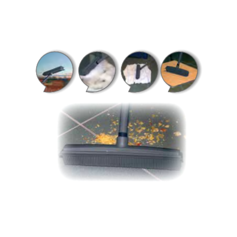 spirella Tête de balai sans manche à  raclette en caoutchouc MSV