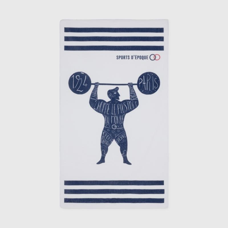 sports d'époque Serviette de L’homme Le Plus Fort du Monde